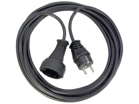 Cablu prelungitor 2m negru 3G1,5