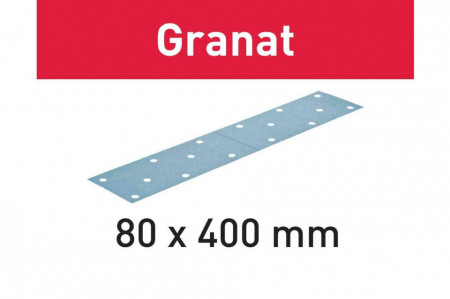 Foaie abraziva STF 80X400 P100 GR/50 Granat - Img 1