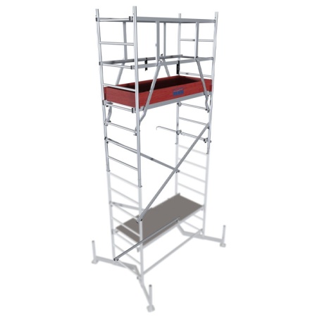 Schela din aluminiu Krause Climtec 0,6 x 1.5m, aluminiu, inaltime lucru 7 m, modul 0+1+2
