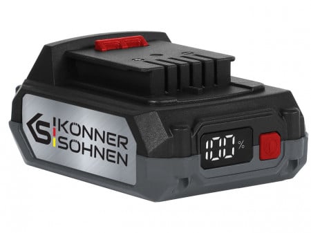 Acumulator litiu 20V, 2Ah - Konner &amp; Sohnen - KS 20V2-1 - Img 1