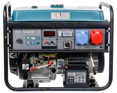 Generator de curent 5.5 kW benzina PRO - Konner &amp; Sohnen - KS-7000E-1/3 - Img 1