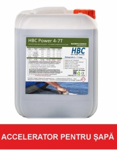 Aditiv accelerator pentru sape HBC 4-7T Power, bidon 10L