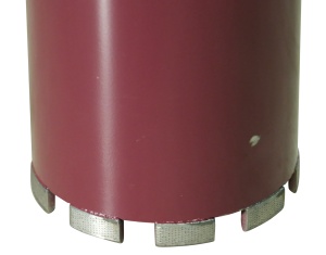 Carota diamantata segment Turbo Laser 3DTECH pt. beton armat diam. 102 x 450 (mm) - ULTRA Premium - DXQZ.3D1117.102 - Img 5