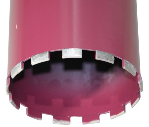 Carota diamantata segment Turbo Laser 3DTECH pt. beton armat diam. 152 x 450 (mm) - ULTRA Premium - DXQZ.3D1117.152 - Img 5