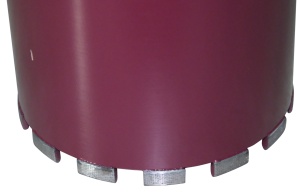 Carota diamantata segment Turbo Laser 3DTECH pt. beton armat diam. 162 x 400 (mm) - ULTRA Premium - DXQZ.3D1117.162 - Img 6