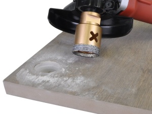 Carota Montolit FS-TI8 T-GOLD diamantata pentru perforare uscata Ø 8 mm - Img 3