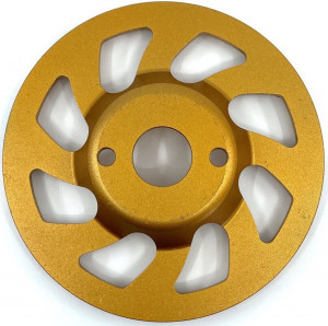 Cupa diamantata segment tip ventilator - Beton/Abrazive 125x22.2mm Premium - DXDY.PSCC.125 - Img 2