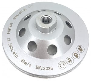 Cupa diamantata Turbo pt. Beton 100xM14 Profesional Standard - DXDH.4817.100-M14 - Img 6