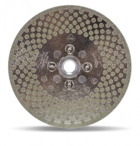Disc diamantat galvanizat pt. taiat si slefuit 125mm, ECD 125 2in1 SuperPro - RUBI-31965 - Img 1