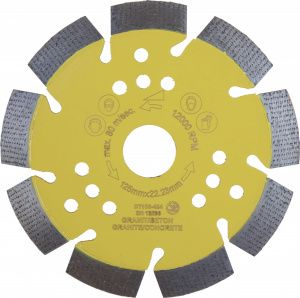 Disc DiamantatExpert pt. Beton armat & Granit - Line-up Tech 125x22.2 (mm) Super Premium - DXDH.1004.125 - Img 1
