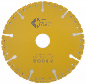 Disc DiamantatExpert pt. Descarcerare - Metal / Universal 125x22.2 (mm) Premium - DXDY.RESCUE.125 - Img 1