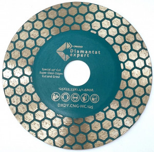 Disc DiamantatExpert pt. taiere si slefuire - Gresie si Placi dure 125x22.23 (mm) Premium - DXDY.CNG-HC.125 - Img 1