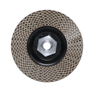 Disc lamelar diamantat pt. slefuit granit, gresie, portelan, sticla - #100/120, Ø115mm, M14 - RUBI-32927 - Img 2