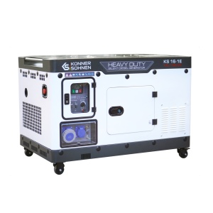 Generator de curent 16 kVA diesel - Heavy Duty - insonorizat - Konner & Sohnen - KS-16-1-ATSR-Silent - Img 13