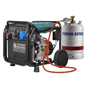 Generator de curent 8.5 kW inverter - HIBRID (GPL + benzina) - Konner & Sohnen - KS-8100iEG - Img 13
