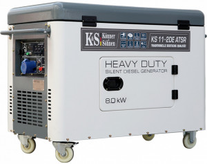 Generator de curent 8 kW diesel - Heavy Duty - insonorizat - Konner & Sohnen - KS-11-2DE-ATSR-Silent - Img 2