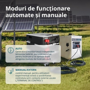 Generator de curent continuu DC 24-27.5V, 1.6 kW, max. 60A - benzina - Konner & Sohnen - KS-24VM-DC - Img 5