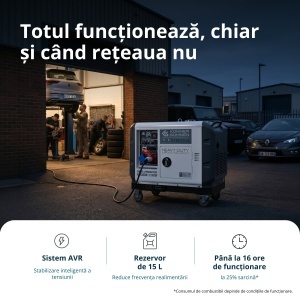 Generator mobil diesel KS 9300DE-1/3 ATSR - Img 6
