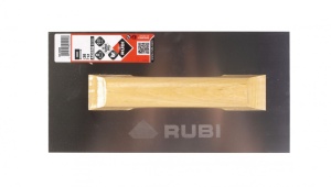 Gletiera dreapta, otel cu maner din lemn, 30cm - RUBI-65950 - Img 3