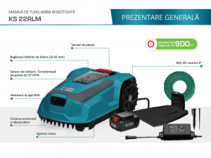Mașină de tuns iarba robotizată KS 22RLM - Img 2