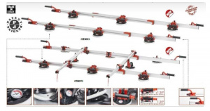 Sistem de transport pt. placi de dimensiuni mari, Easy-move MK IV - 6 ventuze RV175, 320cm - Raimondi-432EM04CA - Img 6