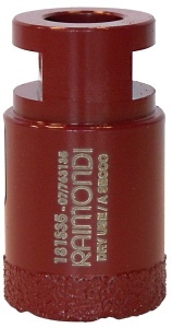 Carota diamantata pt. gresie portelanata & piatra, pentru FORASPEED - diam. 35mm - Raimondi-181S35