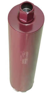 Carota diamantata segment Turbo Laser 3DTECH pt. beton armat diam. 102 x 450 (mm) - ULTRA Premium - DXQZ.3D1117.102 - Img 2