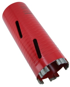 Carota diamantata Super PREMIUM ø76mm x 180mm x M16 pentru gaurire Beton armat, Zidarie, Granit - DXQZ.REDCORE.76 - Img 5