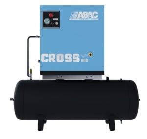 Compresor de aer profesional cu surub - 7.5 kW, 900 L/min, 10 bari - Rezervor 200 Litri - ABAC-CROSS-900-10-400/50-200L/VSD - Img 1