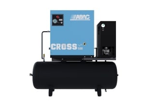 Compresor de aer profesional cu surub, cu uscator - 4 kW, 500 L/min, 10 bari - Rezervor 200 Litri - ABAC-CROSS-IVR-500E-10-400/50-200 - Img 4