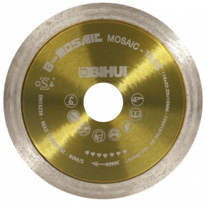 Disc Diamantat pt. Mozaic, Sticla 115x22.2 (mm) Super Premium - BIHUI-DCDC115 - Img 2