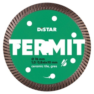 Disc diamantat Termit subtire pt. mini-polizoare, pt. portelan, 76x1,0/0,8x10 (mm) Premium - DiStar-11139053030