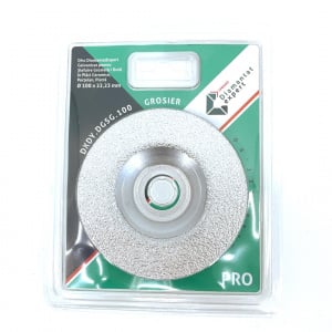 Disc DiamantatExpert Galvanizat pentru Slefuit Grosier / Dur in Placi Ceramice, Portelan, Piatra, Metal 100 x 22,23 mm - DXDY.DGSG.100 - Img 9