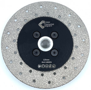 Disc DiamantatExpert lipit in vid pt. taiere si slefuire 125xM14 (mm) Super Premium - DXDY.DVB.125.M14 - Img 1