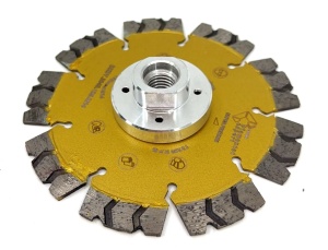Disc DiamantatExpert pt. Beton armat extrem de dur & piatra - SHARK 125mm x M14 Super Premium - DXDY.2040.125.M14 - Img 3
