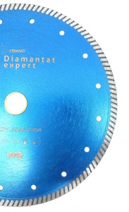 Disc DiamantatExpert pt. Gresie ft. dura portelanata, Granit - Turbo 300x30mm (cu inel reductor de 25,4mm) Premium - DXDY.3956.300 - Img 2