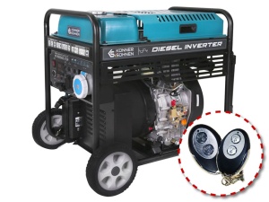 Generator de curent 10 kW inverter - DIESEL - Konner & Sohnen - KS-9500i-DЕ-ATSR - Img 1