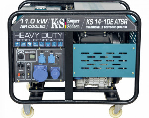 Generator de curent 11 KW diesel - Heavy Duty - Konner & Sohnen - KS-14-1DE-ATSR - Img 1