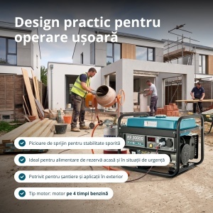 Generator de curent 3 kW HIBRID (GPL + Benzina) - Konner & Sohnen - KS-3000-G - Img 12