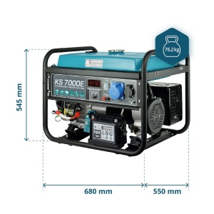 Generator de curent 5.5 kW benzina PRO - Konner & Sohnen - KS-7000E - Img 12