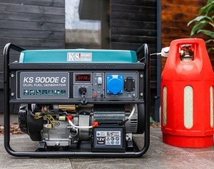 Generator de curent 6.5 kW HIBRID (GPL + Benzina) - Konner & Sohnen - KS-9000E-G - Img 3