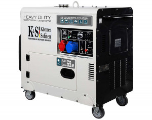 Generator de curent 7.5 kW diesel - Heavy Duty - insonorizat - Konner & Sohnen - KS-9200DE-1/3-HD-ATSR- Silent - Img 2