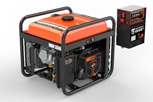 Generator de curent inverter 7.5 kW - benzina, 230V, panou ATS - Genergy Creta-ATS