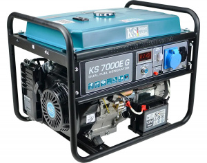 Generator pe gaz/benzina "Könner & Söhnen" KS 7000E G - Img 7