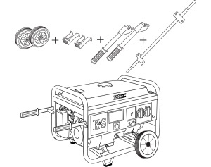 Kit de Roti pt. Generatoarele Konner & Sohnen Seria KS-3000 - KS-3-KIT - Img 6