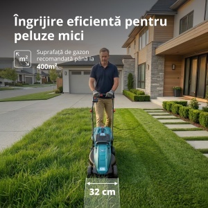 Mașină de tuns iarba electrică KS 32LM12-BL - Img 2