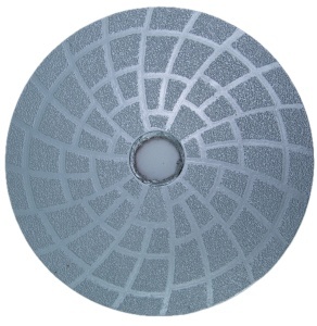Paduri / dischete diamantate brazate in vacuum pt. slefuire uscata #100 Ø100mm - DXDY.DRYPADVACU.100.0100