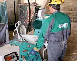 Pompa de sapa Imer MOVER 190 E B EVO 230V 2.2 Kw cu bena de incarcare (include furtunuril) - Img 7