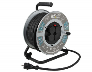 Prelungitor cu tambur / Rola 30m Cablu - KS-CRM-30M - Img 2