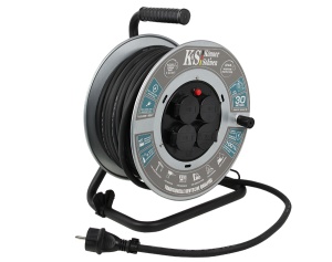 Prelungitor cu tambur / Rola 30m Cablu - KS-CRM-30M - Img 13